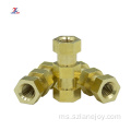 tidak ada burr brass head hex flat nut